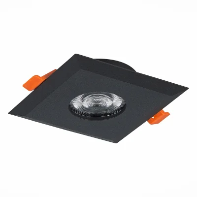 Св-к встр. Черный GU10 1*50W  L94xW94xH25 220V Без ламп Встраиваемые светильники_6