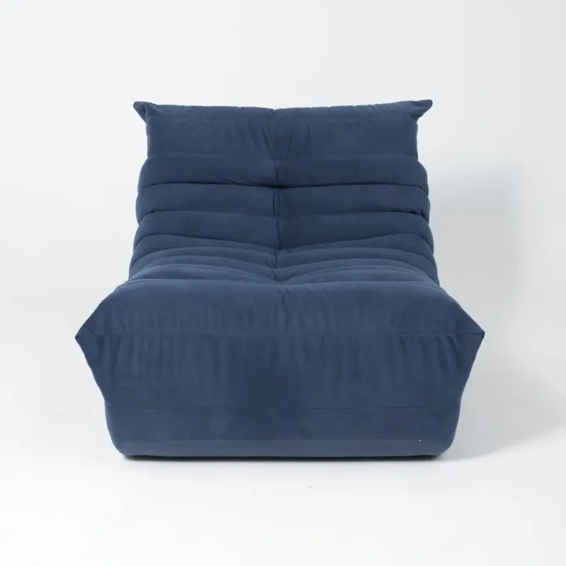 Бескаркасное кресло Француз BeanBag 90*45 / микровелюр, Джинс_preview_7