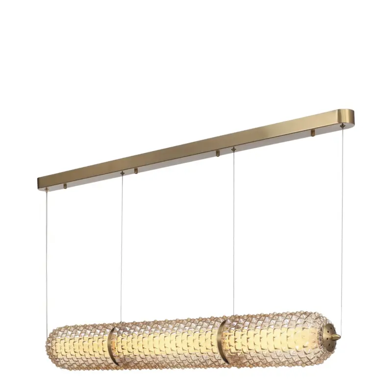 Светильник подвесной ST-Luce латунь/Шампань LED 1*37W 4000K SAGUARO_preview_3