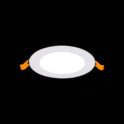 Св-к встр. Белый LED 1*6W 4000K 370Lm Ra80 110° IP20 D120xH8 90-265V Встраиваемые светильники фотография