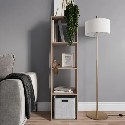 Стеллаж ФОРА 4Л 146х41х38см, дуб беленый_5