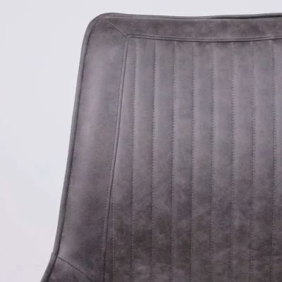 Стул Devis, винтажный серый Dallas-003/черный_11