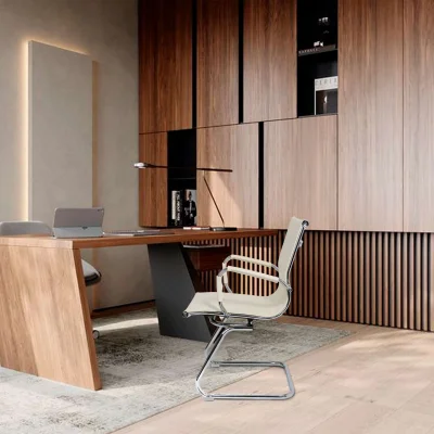 Кресло DUNE, экокожа, кремовый_8