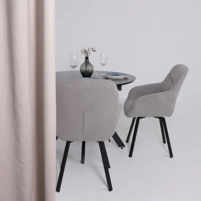 Стул ROMEO SMILE 360, b22 GREY LUX\черный_3