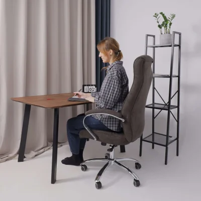 Кресло поворотное STAR, ткань/темно-коричневый_2