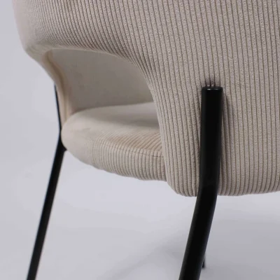 Стул ELSA, капучино велюр Fjord27/черный_11