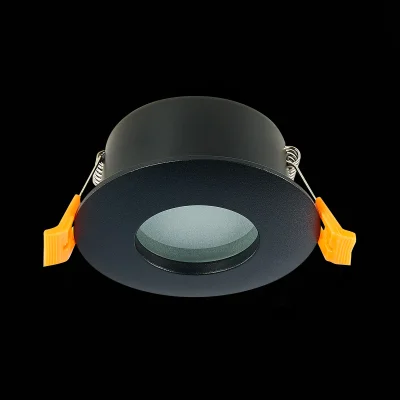 Св-к встр. Черный GU10 1*50W  IP44 D84xH50 220V Без ламп Встраиваемые светильники_4