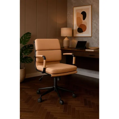 Кресло рабочее INDIGO, LB кофейный/черный_3