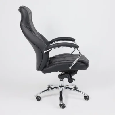 Кресло поворотное MASTIF, мультиблок, натуральная кожа, черный_8