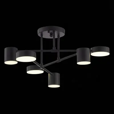 Светильник потолочный Черный/Черный LED 6*7W 4000K NOBEL фотография