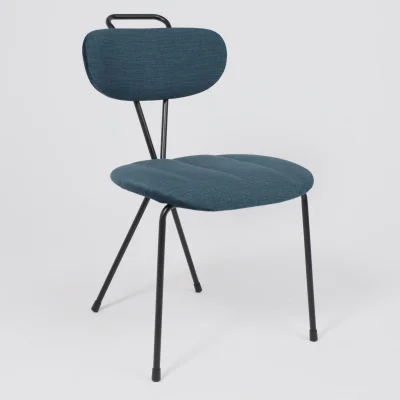 Стул TORI, темно-бирюзовый велюр VOSS 86/черный_12