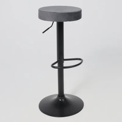 Стул LEMMA, серый велюр/черный_9