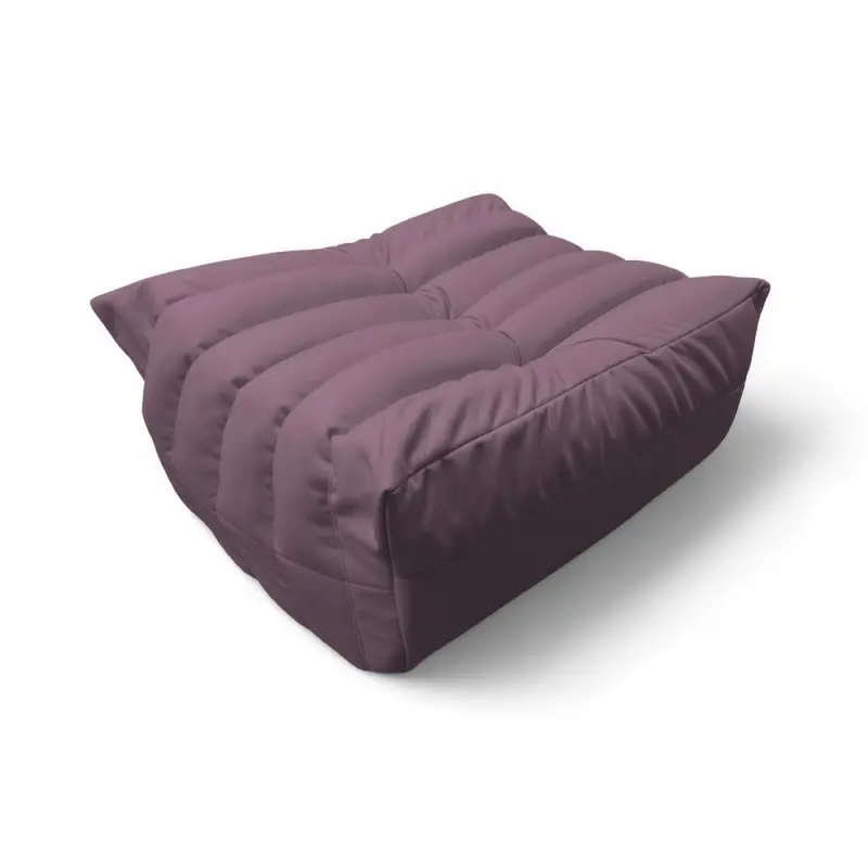 Бескаркасное кресло-пуф Француз BeanBag 90*35 / микровелюр, Сирень фотография