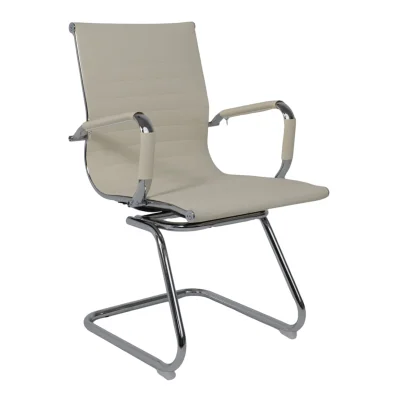 Кресло DUNE, экокожа, кремовый фотография