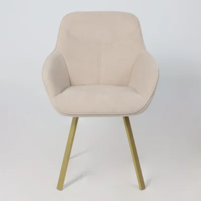 Стул ROMEO 360, b03 CREAM LUX\золото_5