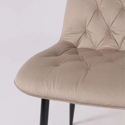 Стул ASTRA, 2, бежевый велюр HLR-08/черный_14