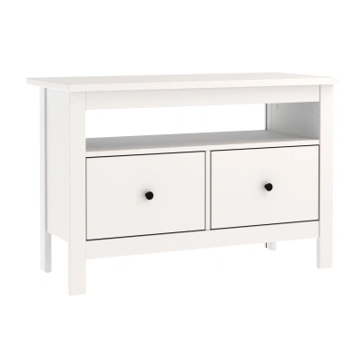 Тумба САГА 2 ящика, белая (2.08.03.080.1 RU) фотография