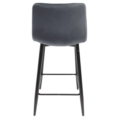 Стул барный MIA, темно-серый велюр HLR21/черный_4