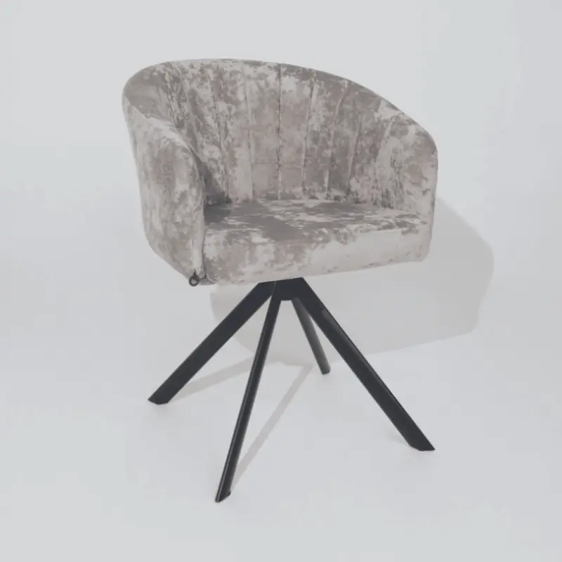 Стул SHELLY-R 360, m04 GREY BEIGE LUX\черный_preview_12