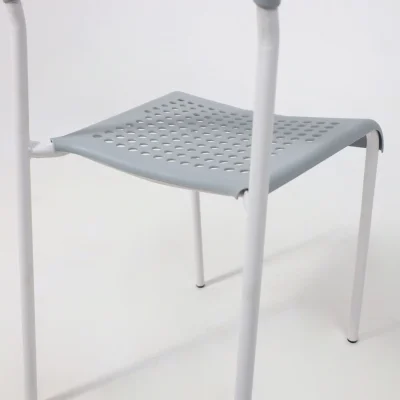 Стул JOY, серый/белый, ECONOM_16