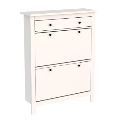 Тумба для обуви САГА 92х122, белая (2.08.10.190.1 RU) фотография