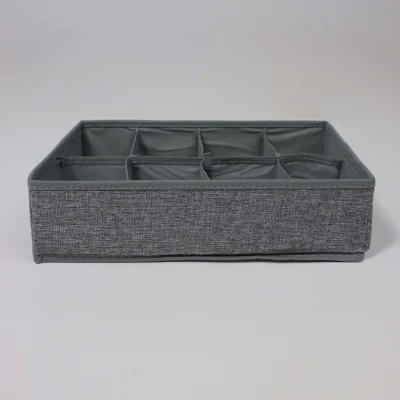 Контейнер для хранения MACKENZIE-1, 8 ячеек, серый, 34*24*9см_3