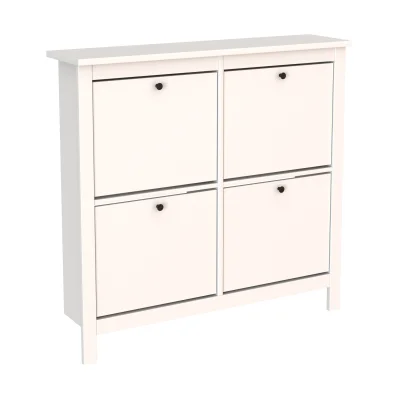 Тумба для обуви САГА 113х108, белая (2.08.10.180.1 RU) фотография