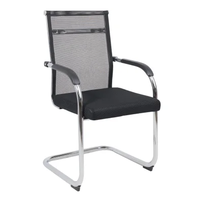 Кресло SKID, черный/хром, ECONOM фотография