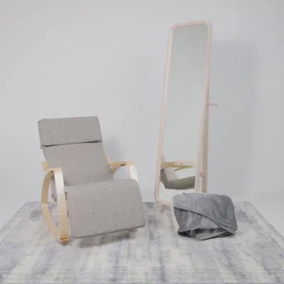 Зеркало напольное OLAND, белёный, 46*169,5см_3