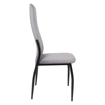 Стул DENVER, светло-серый велюр HLR-20/черный_3