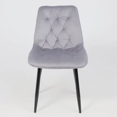 Стул ASTRA, 2, светло-серый велюр HLR-20/черный_7