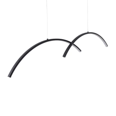 Светильник WAVE, потолочный, LED, 100 см x 2 шт, чёрный фотография