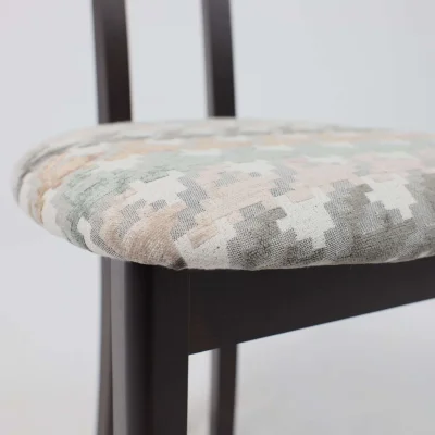 Стул КОНГО, шенилл, Pixel sand 10653/темный бук_9