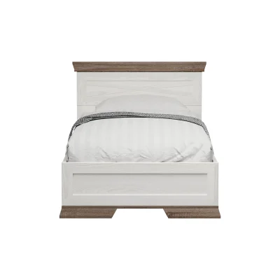 Н.м. "MARSELLE" кровать LOZ90х200 Д, к.Ясень снежный+Дуб сонома темный/ф.Ясень снежный_2