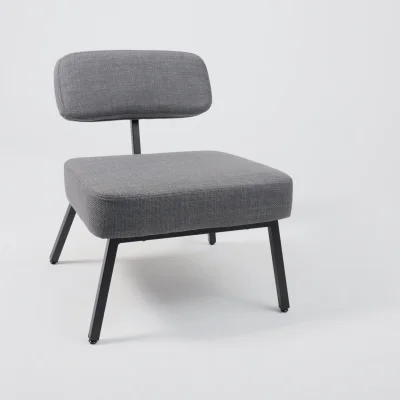 Кресло ASPEN, серая рогожка BJORN 13/черный_16