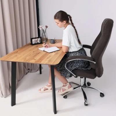 Кресло поворотное KING A, ткань/темно-коричневый_10