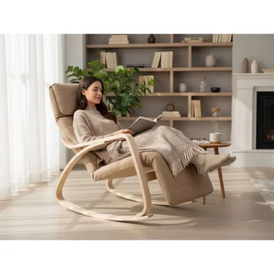 Кресло-качалка SMART, ткань, бежевый 864-9_3