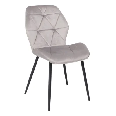 Стул CONGO NEW, светло-серый велюр G062-37/черный фотография