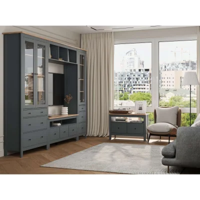 Шкаф с витриной САГА 90 МОРУ, серый/ясень (2.08.16.250.15 RU)_9