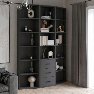 Стеллаж SKILL-30, антрацит_5