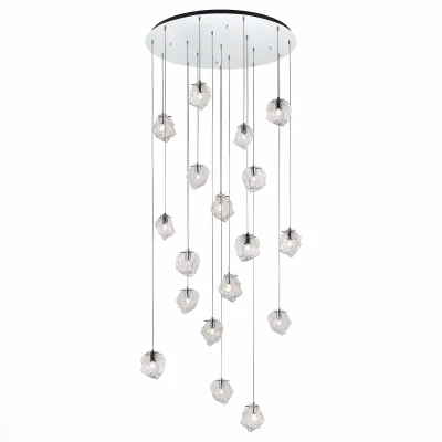 Светильник подвесной ST-Luce Хром/Прозрачный E14 18*40W PORTICI_3