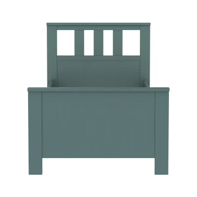 Кровать одинарная САГА 90*200, темно-бирюзовая (2.08.04.210.6 RU)_2