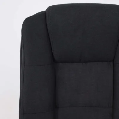 Кресло поворотное BILL, ткань, черный_10