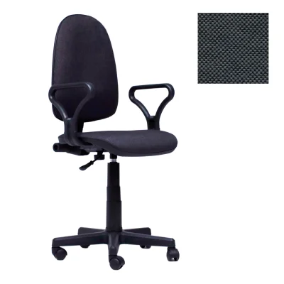 Кресло Престиж Самба C72, чёрно-стальной фотография