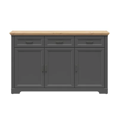 Н.м. "JASMIN" тумба KOM3D3S, к.Графит+Дуб артизан/ф.Графит_2