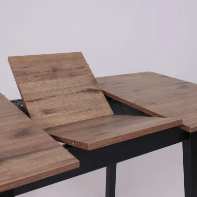 Стол TIRK RADIAL-94, раздвижной 94(126)х64, Дуб Веллингтон/Чёрный_17