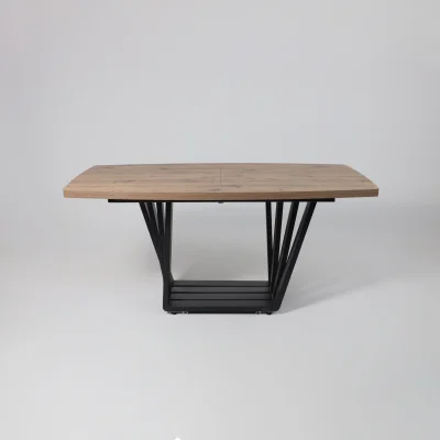 Стол KAMERON раздвижной, 1600(2050)*900 Дуб Веллингтон/черный_10