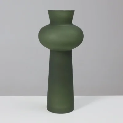 Ваза стеклянная RADIANCE, зеленый, 13*29см_2