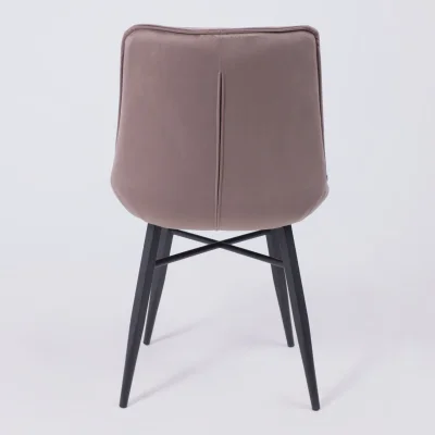 Стул Devis, бежевый велюр Bluvel 38/черный_8