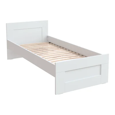 Кровать одинарная СИРИУС 90*200, белая (2.02.04.580.1 RU) фотография